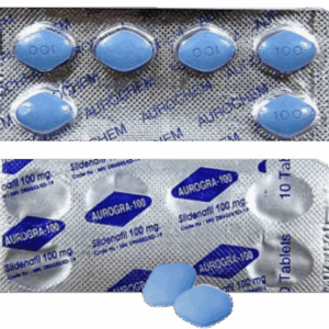 Aurogra pills 100 mg Sildenafil tablets