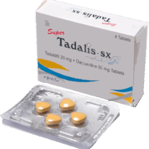 SUPER Tadalis SX 80 mg Tadalafil + Dapoxetine